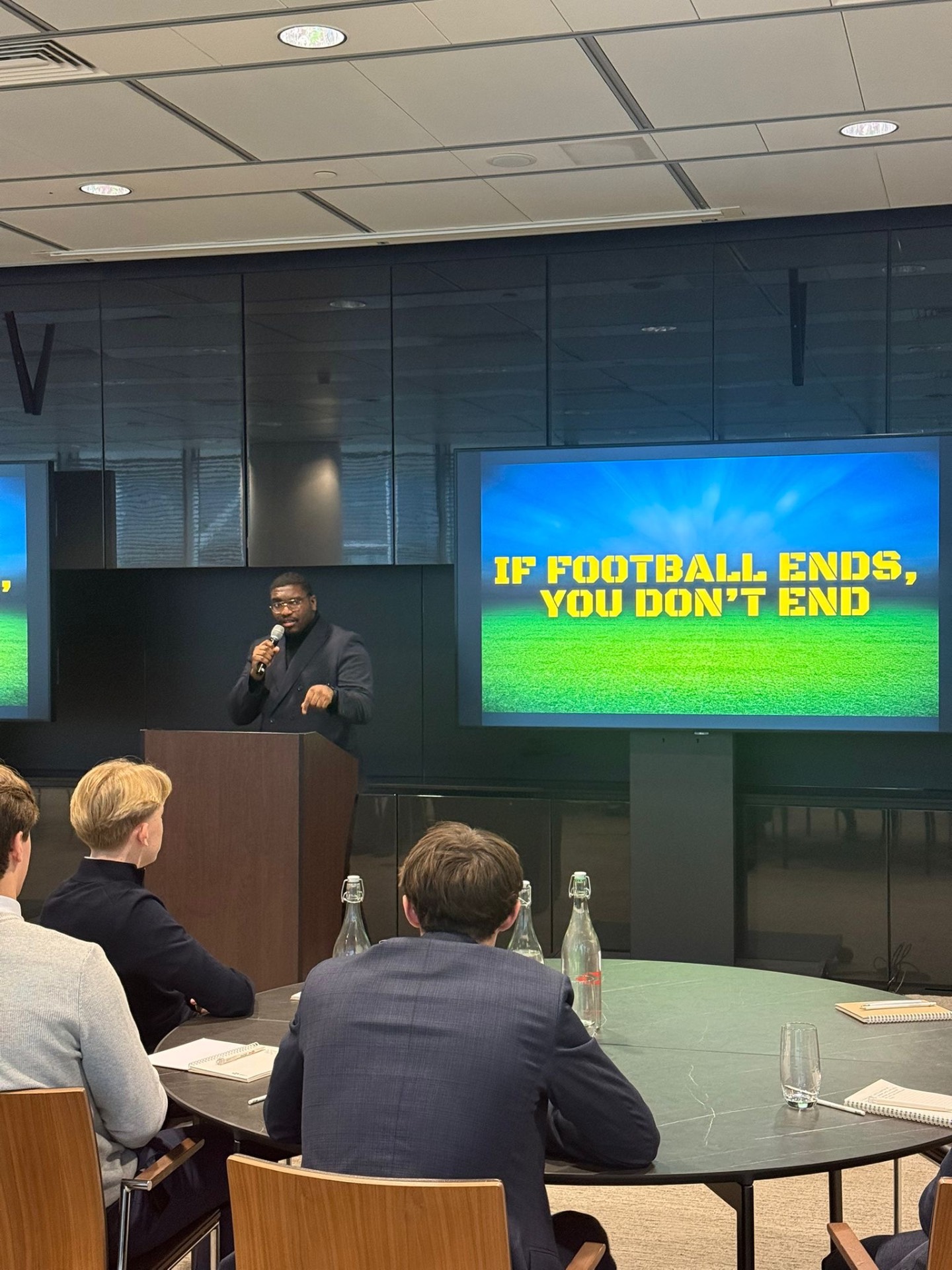 Matthew Selman — Motivational keynote for Bromley FC Academy players at HSBC